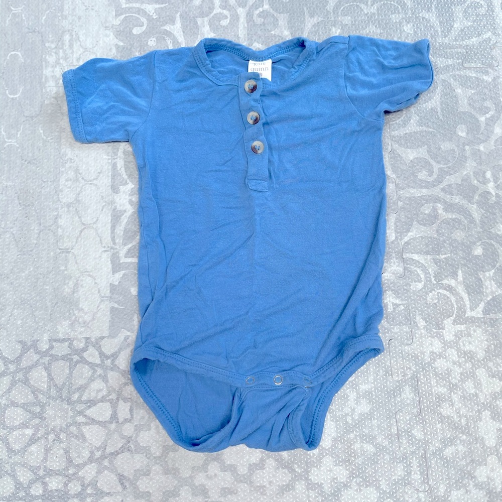 Kate Quinn Blue Onesie 6-12m